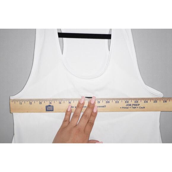Gymshark White Workout Tank Top Womens Size M | Stringer Racerback Athletic Gym - Picture 7 of 12